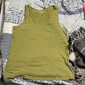 J. Crew Olive Green Tank Top
